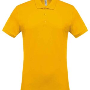 Kariban Short Sleeve Piqué Polo Shirt | Yellow