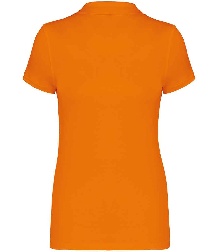Kariban Ladies Short Sleeve Piqué Polo Shirt | Orange - Image 2