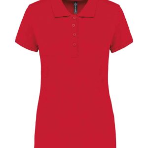 Kariban Ladies Short Sleeve Piqué Polo Shirt | Red