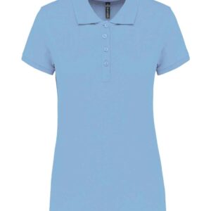Kariban Ladies Short Sleeve Piqué Polo Shirt | Sky Blue