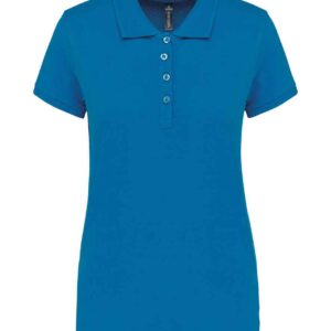 Kariban Ladies Short Sleeve Piqué Polo Shirt | Tropical Blue