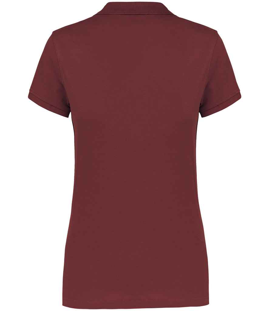 Kariban Ladies Short Sleeve Piqué Polo Shirt | Wine - Image 2