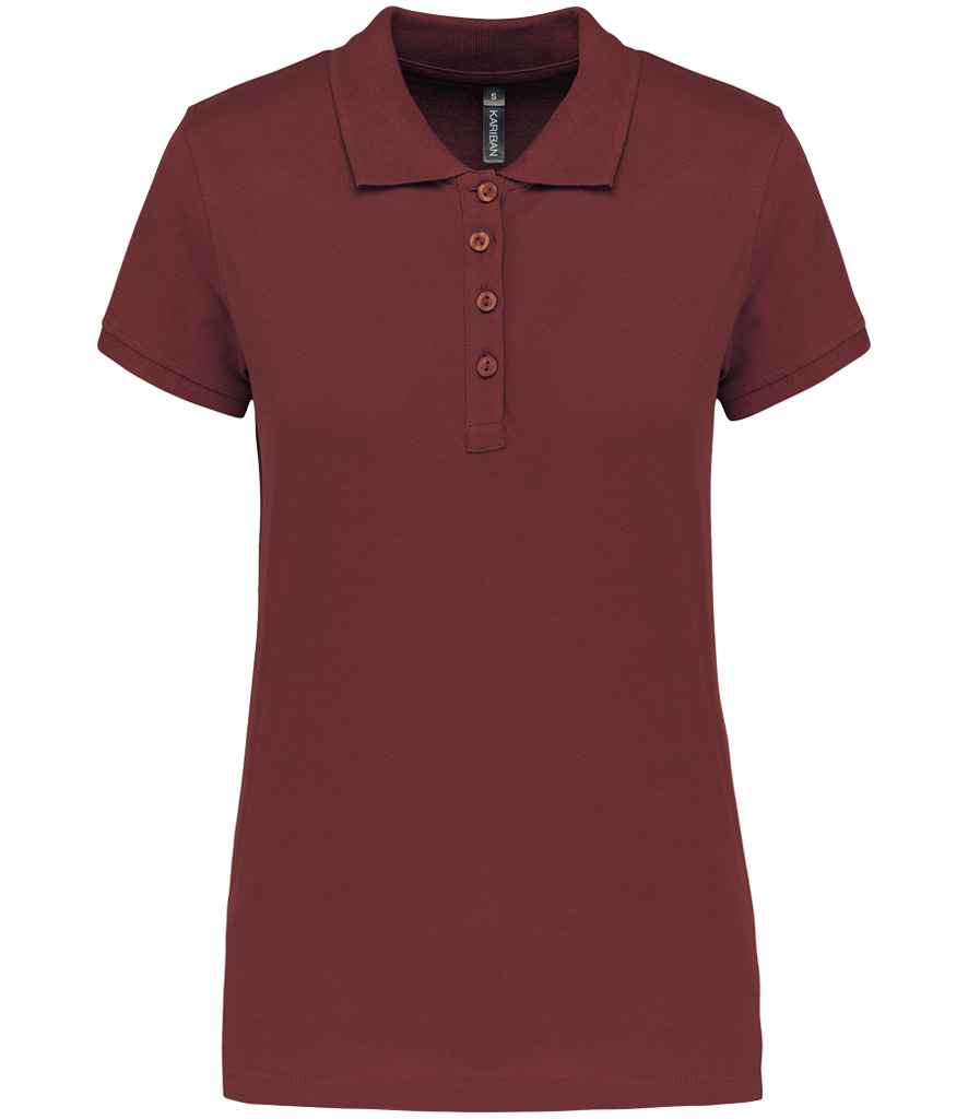 Kariban Ladies Short Sleeve Piqué Polo Shirt | Wine