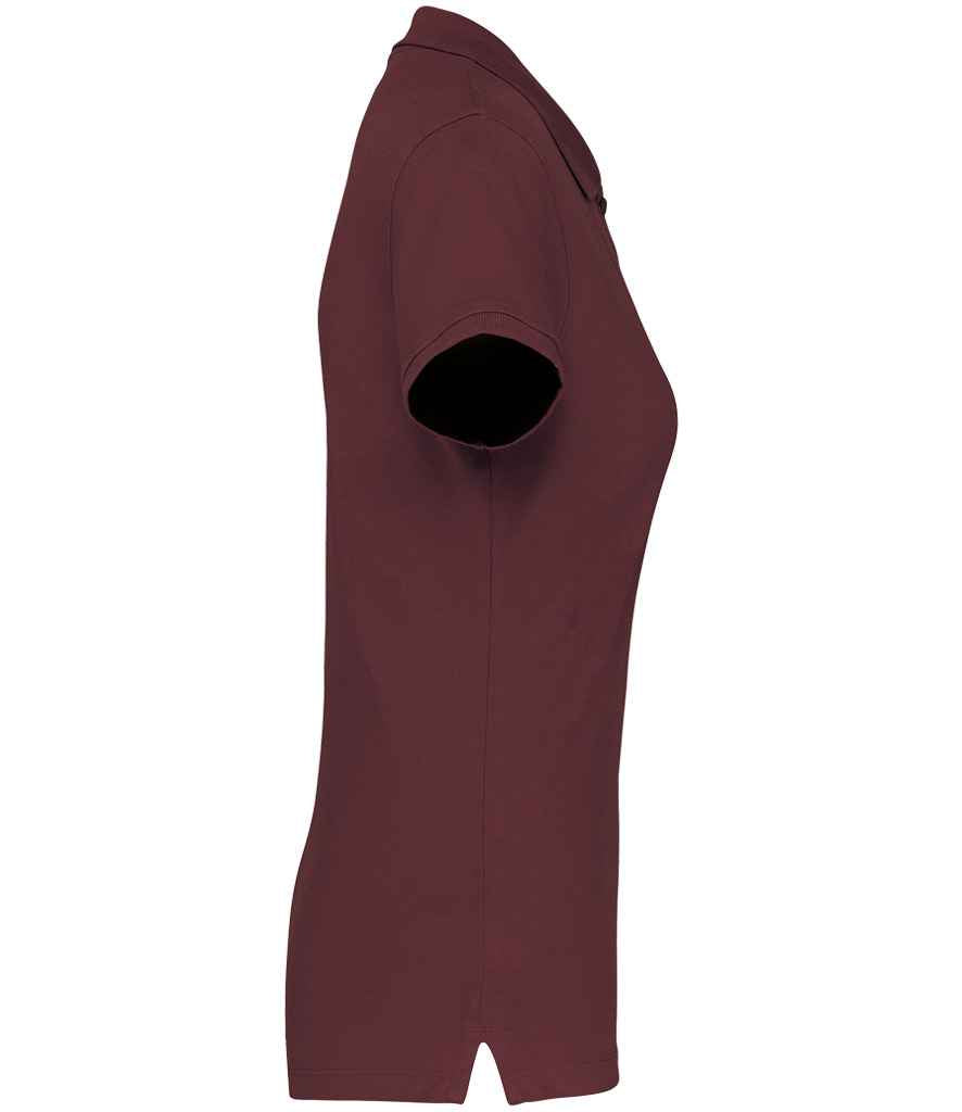 Kariban Ladies Short Sleeve Piqué Polo Shirt | Wine - Image 3