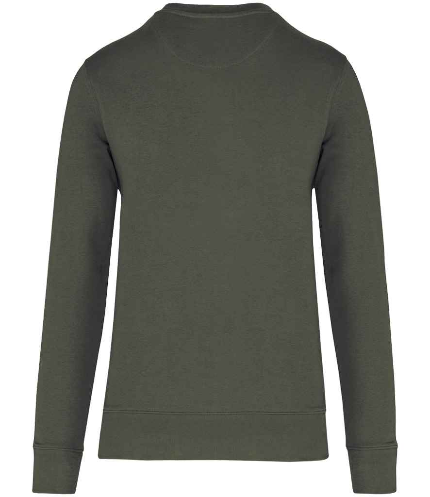 Kariban Unisex Eco Friendly Crew Neck Sweatshirt | Dark Khaki - Image 2