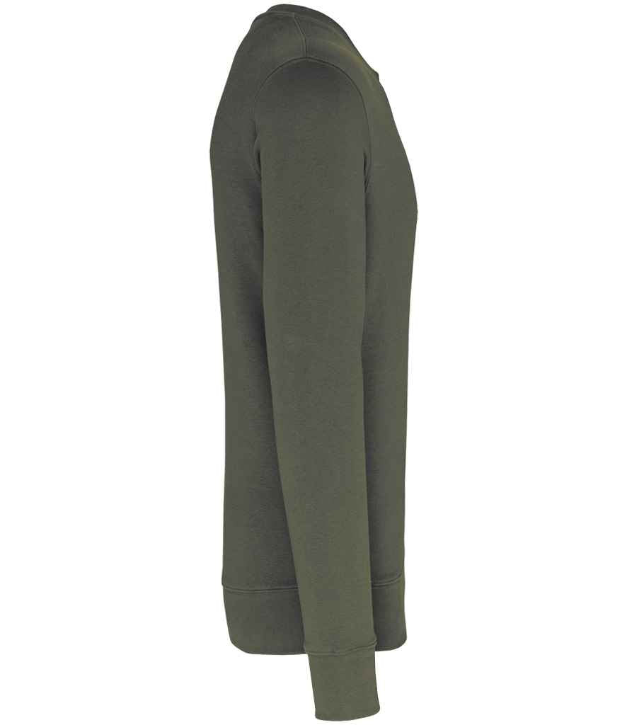 Kariban Unisex Eco Friendly Crew Neck Sweatshirt | Dark Khaki - Image 3