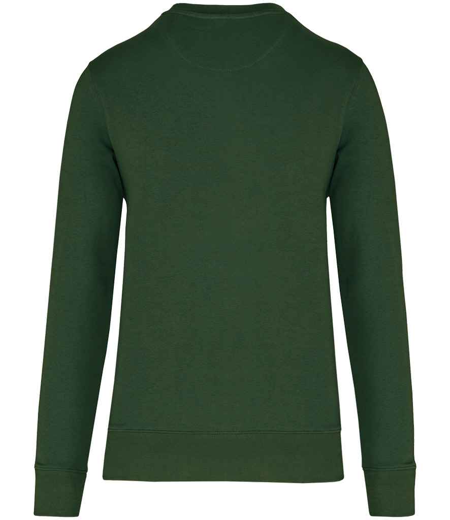 Kariban Kids Eco Friendly Crew Neck Sweatshirt | Forest Green - Image 2
