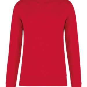 Kariban Kids Eco Friendly Crew Neck Sweatshirt | Red