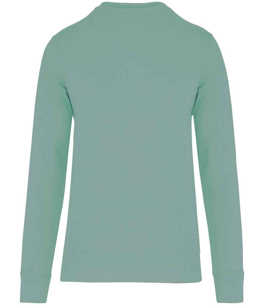 Kariban Kids Eco Friendly Crew Neck Sweatshirt | Sage - Image 2