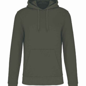 Kariban Eco Friendly Hooded Sweatshirt | Dark Khaki
