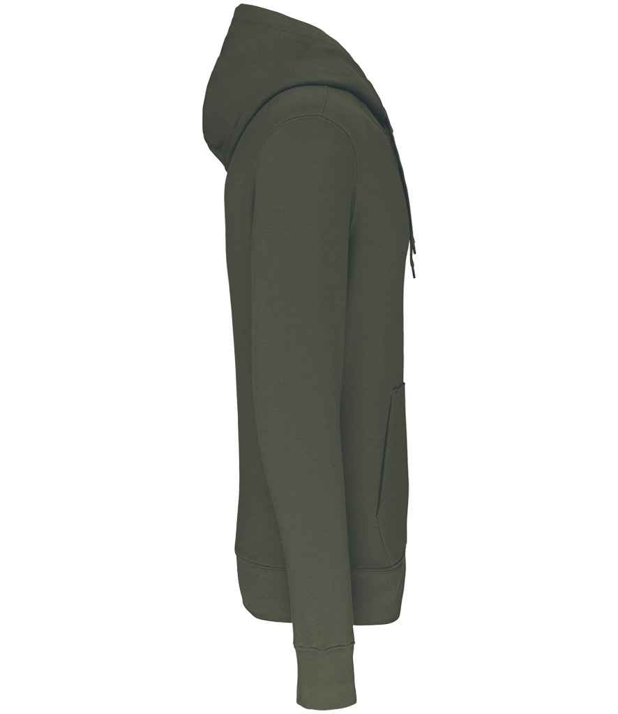 Kariban Eco Friendly Hooded Sweatshirt | Dark Khaki - Image 3