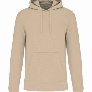 Kariban Eco Friendly Hooded Sweatshirt | Light Sand