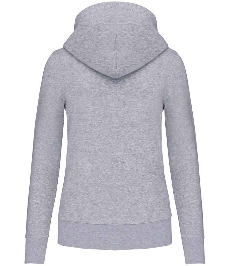 Kariban Ladies Eco Friendly Hooded Sweatshirt | Oxford Grey - Image 2