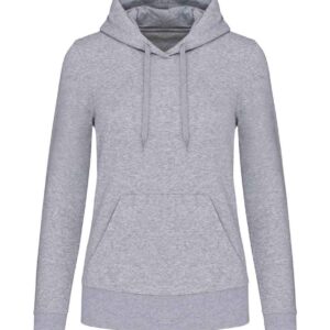 Kariban Ladies Eco Friendly Hooded Sweatshirt | Oxford Grey