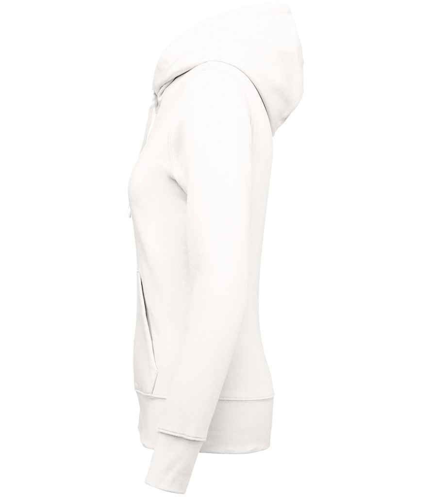 Kariban Ladies Eco Friendly Hooded Sweatshirt | White - Image 3