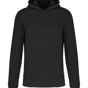 Kariban Kids Eco Friendly Hooded Sweatshirt | Black