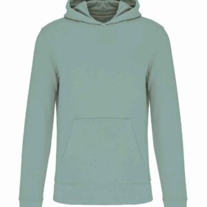 Kariban Kids Eco Friendly Hooded Sweatshirt | Sage
