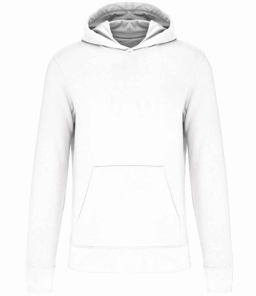 Kariban Kids Eco Friendly Hooded Sweatshirt | White