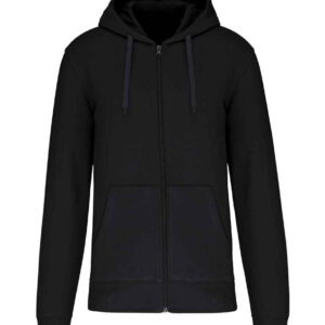 Kariban Eco Friendly Full Zip Hoodie | Black