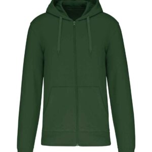 Kariban Eco Friendly Full Zip Hoodie | Forest Green