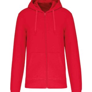 Kariban Eco Friendly Full Zip Hoodie | Red