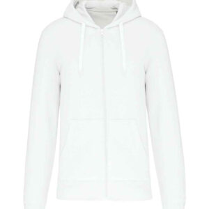 Kariban Eco Friendly Full Zip Hoodie | White