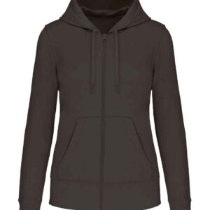 Kariban Ladies Eco Friendly Full Zip Hoodie | Dark Grey