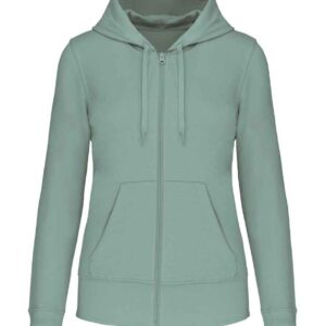 Kariban Ladies Eco Friendly Full Zip Hoodie | Sage