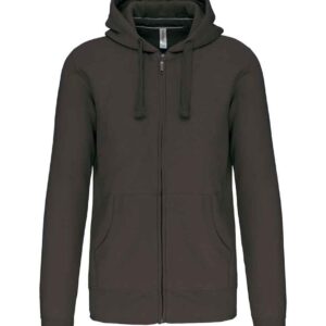 Kariban Full Zip Hooded Sweatshirt | Dark Grey
