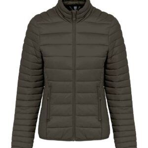 Kariban Ladies Lightweight Padded Jacket | Dark Khaki