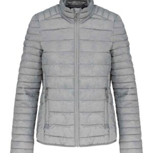 Kariban Ladies Lightweight Padded Jacket | Marl Silver
