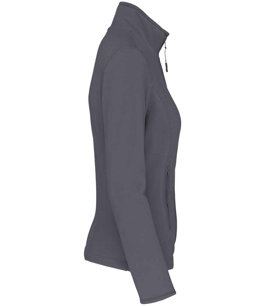 Kariban Ladies Maureen Micro Fleece Jacket | Convoy Grey - Image 3