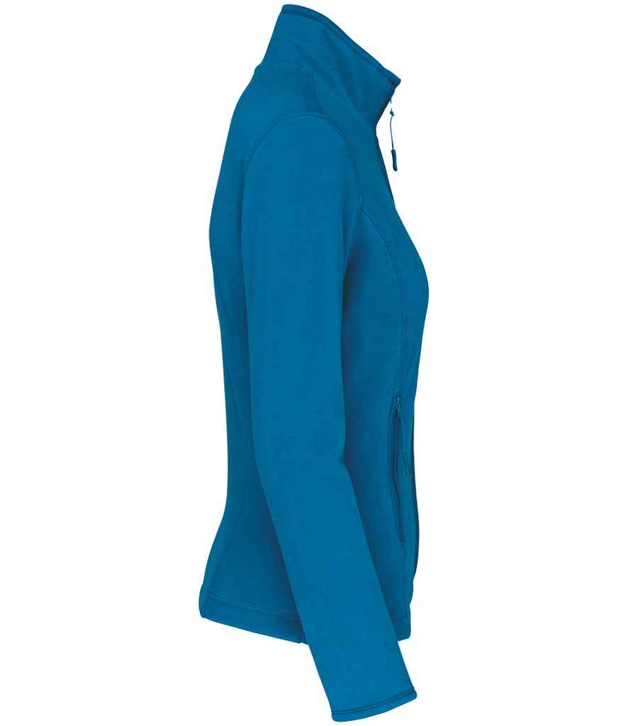 Kariban Ladies Maureen Micro Fleece Jacket | Tropical Blue - Image 3