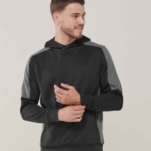 Finden and Hales Unisex Team Hoodie | Black/Gunmetal