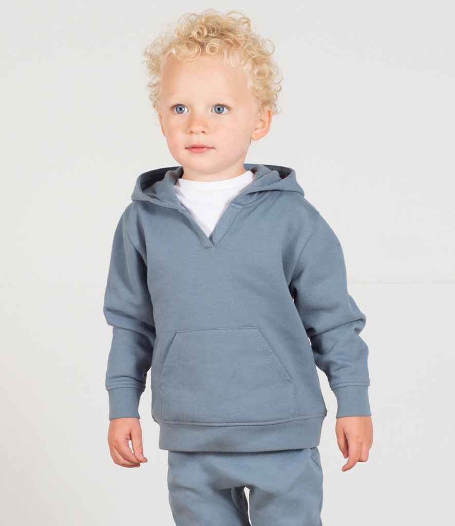 Larkwood Kids Sustainable Hoodie | Stone Blue