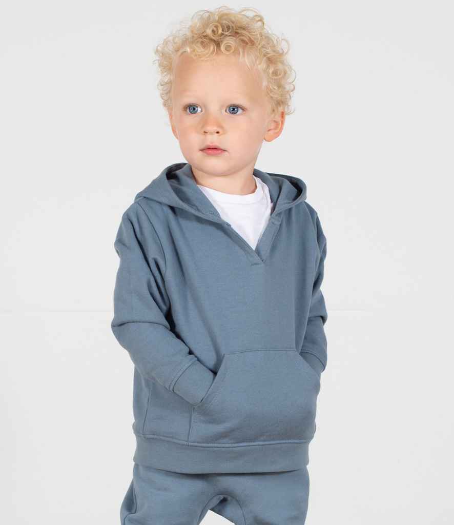 Larkwood Kids Sustainable Hoodie | Stone Blue - Image 2