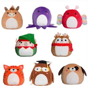 Mumbles Squidgy Animals | Dark Brown Owl
