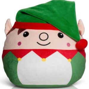 Mumbles Squidgy Animals | Green Christmas Elf