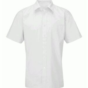 Men's White Cotton Blend Shirt