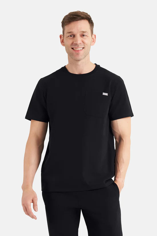 Behrens Miles Men's Scrub Top - Image 2