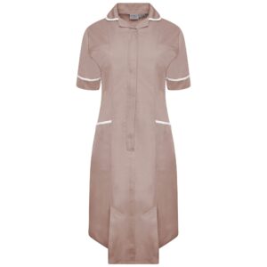 Behrens Poly-Cotton Round Collar Ladie Dress - Short