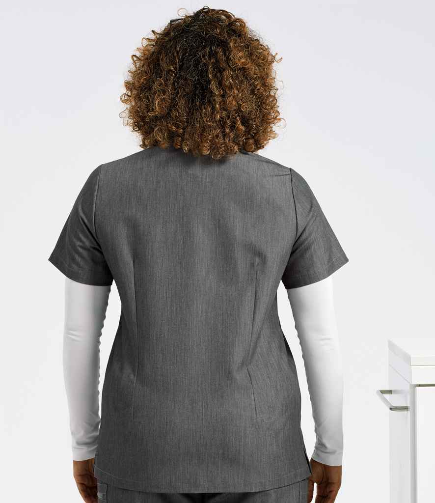 Onna by Premier Ladies Limitless Onna-Stretch Tunic | Dynamo Grey - Image 2