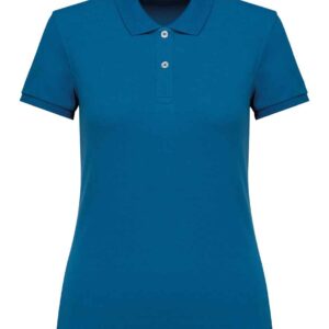 Native Spirit Ladies Piqué Polo Shirt | Blue Sapphire