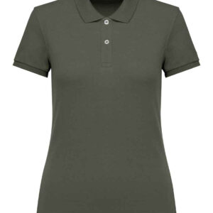 Native Spirit Ladies Piqué Polo Shirt | Organic Khaki