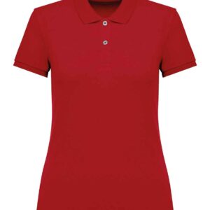 Native Spirit Ladies Piqué Polo Shirt | Poppy Red