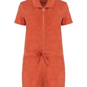 Native Spirit Ladies Eco Friendly Terry Towel Short Overall | Sweet Pomelo