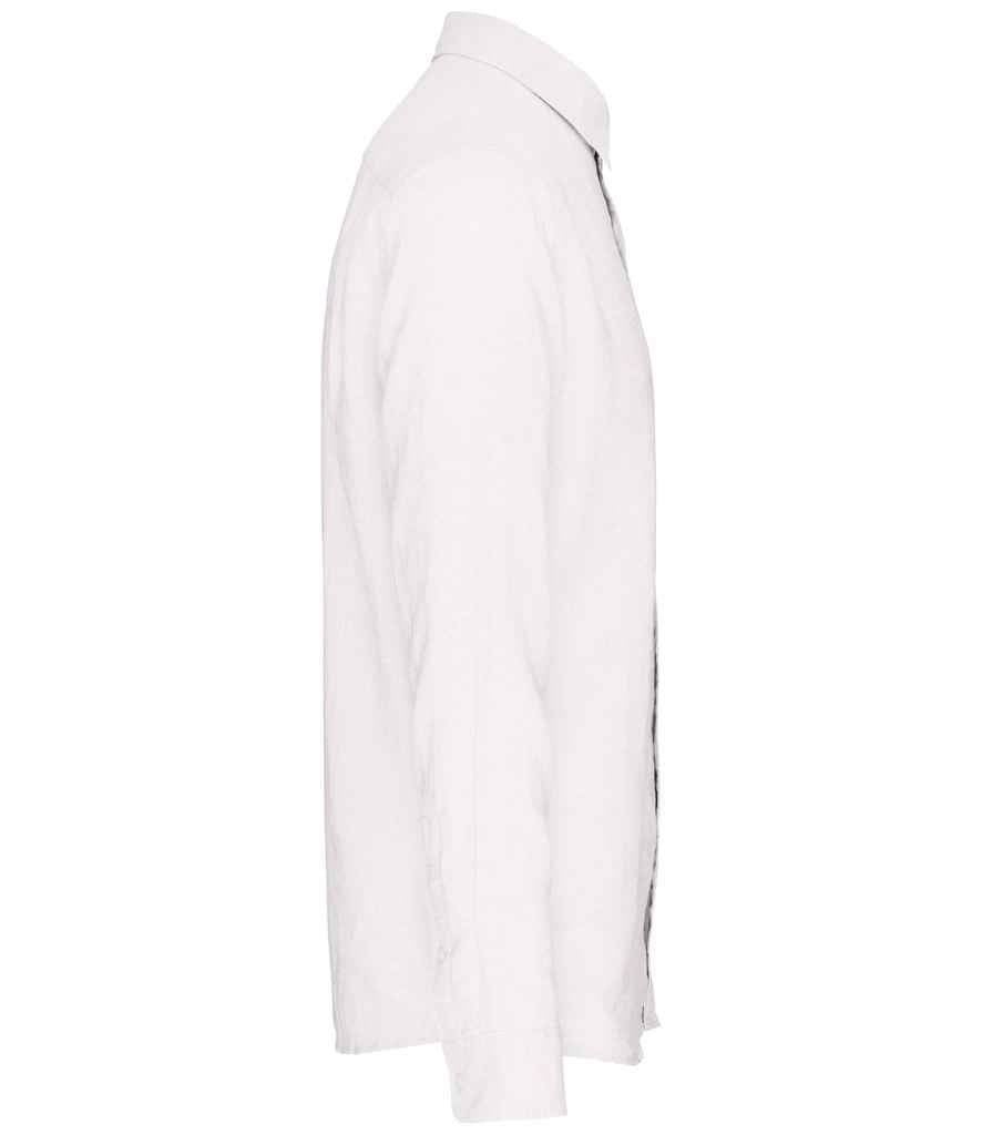 Native Spirit Long Sleeve Linen Shirt | White - Image 3