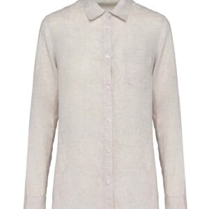 Native Spirit Ladies Long Sleeve Linen Shirt | Linen