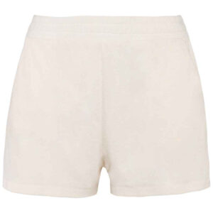 Native Spirit Ladies Terry Towel Shorts | Ivory
