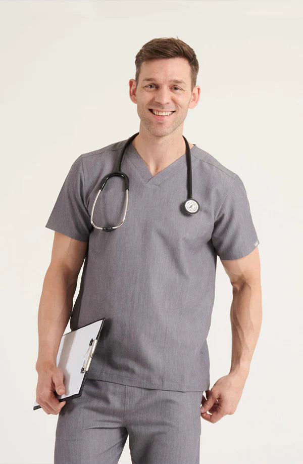 Behrens Oscar Mens Scrub Top - Image 8